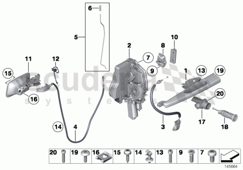 Part Diagram for Rolls Royce 51 21 6956873