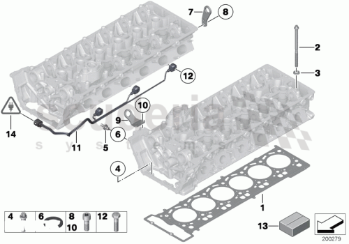 Part Diagram for Rolls Royce 11 12 7584362