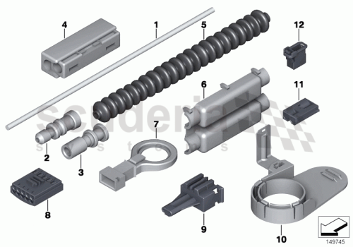 Part Diagram for Rolls Royce 61 13 6918242