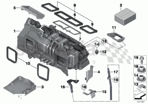 Part Diagram for Rolls Royce 64 11 6918874