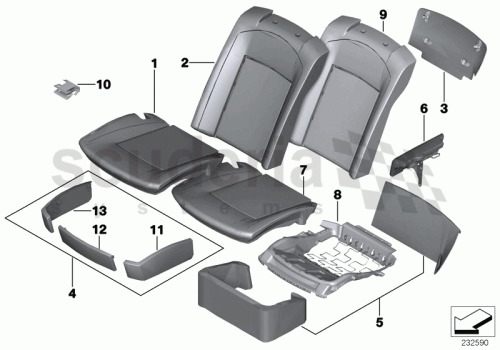 Part Diagram for Rolls Royce 52 20 7040070