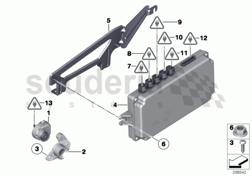 Part Diagram for Rolls Royce 63 14 7220672