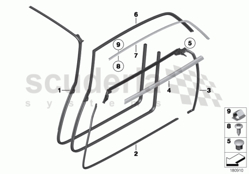 Part Diagram for Rolls Royce 51 76 7176071