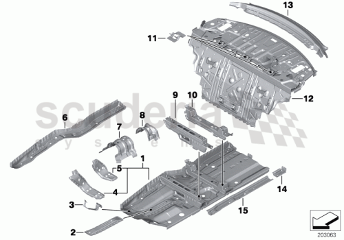 Part Diagram for Rolls Royce 41 11 7204164