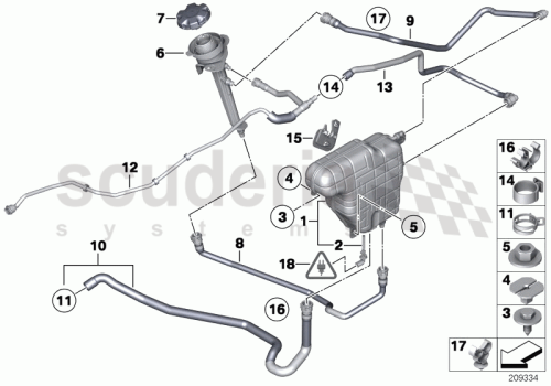 Part Diagram for Rolls Royce 61 13 8365340