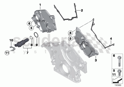 Part Diagram for Rolls Royce 11 14 7506419