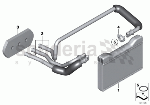 Part Diagram for Rolls Royce 64 11 9187284