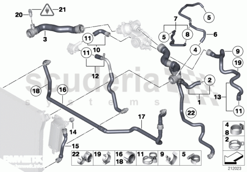 Part Diagram for Rolls Royce 17 12 7807844