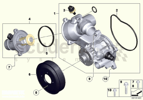 Part Diagram for Rolls Royce 11 51 7506667