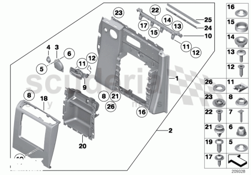 Part Diagram for Rolls Royce 51 42 7246117