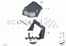 Part Diagram for Rolls Royce 64 11 9216223