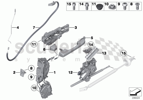Part Diagram for Rolls Royce 51 71 7273874