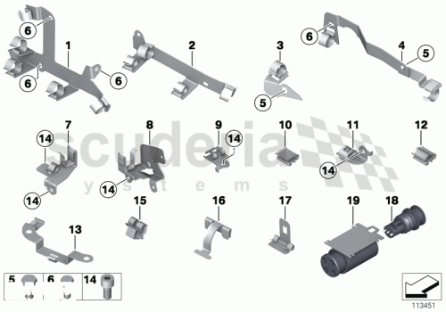 Part Diagram for Rolls Royce 12 52 1744136