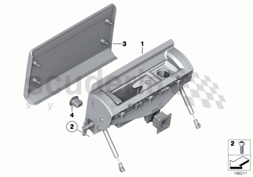 Part Diagram for Rolls Royce 51 42 7230606