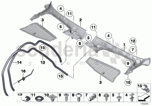 Part Diagram for Rolls Royce 07 12 9903266