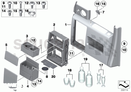 Part Diagram for Rolls Royce 51 16 9221766