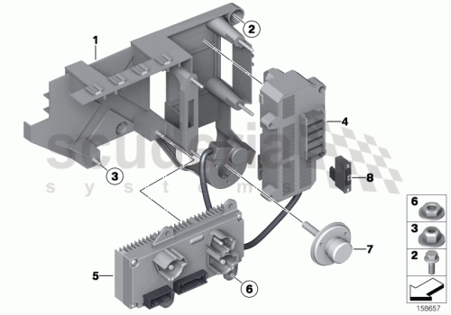Part Diagram for Rolls Royce 61 35 0404731
