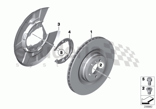 Part Diagram for Rolls Royce 34 21 6775271
