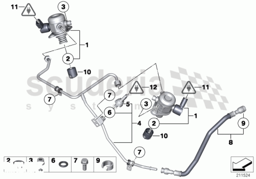 Part Diagram for Rolls Royce 13 53 7530426