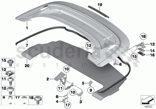 Part Diagram for Rolls Royce 51 17 7179923