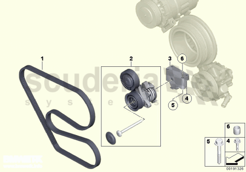 Part Diagram for Rolls Royce 07 11 9906124