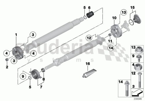 Part Diagram for Rolls Royce 26 12 7521853