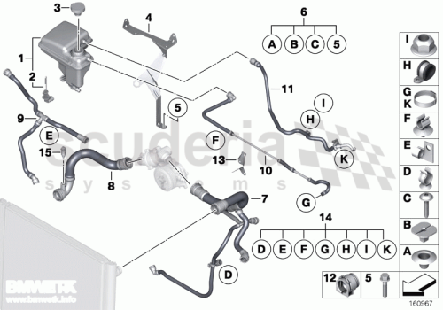 Part Diagram for Rolls Royce 17 10 7519220