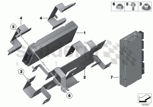 Part Diagram for Rolls Royce 84 21 6941122
