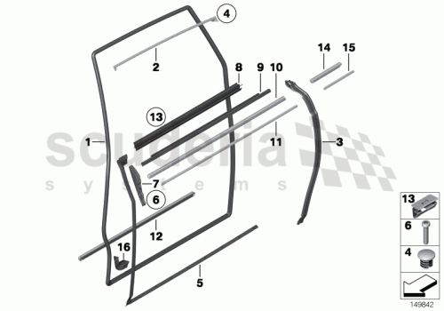 Part Diagram for Rolls Royce 51 22 7040803
