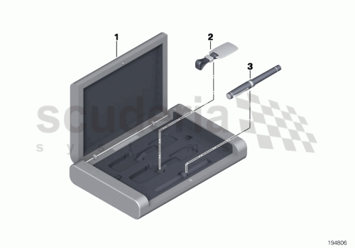 Part Diagram for Rolls Royce 51 16 9174078