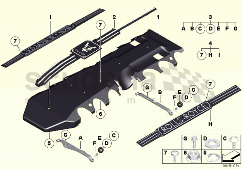 Part Diagram for Rolls Royce 11 61 0300415