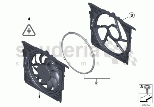 Part Diagram for Rolls Royce 17 11 7601909