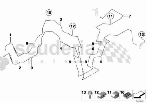 Part Diagram for Rolls Royce 34 32 6773833