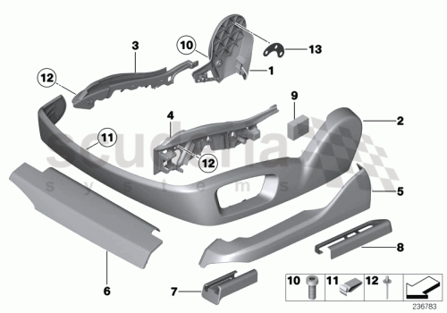 Part Diagram for Rolls Royce 52 10 7042164