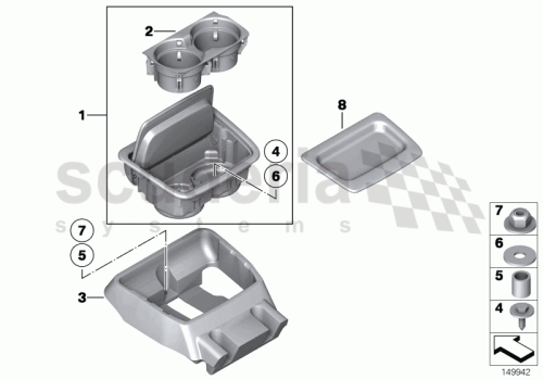 Part Diagram for Rolls Royce 51 16 6978132