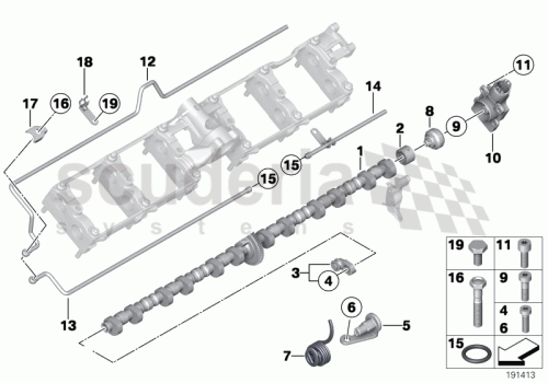 Part Diagram for Rolls Royce 07 12 9905262