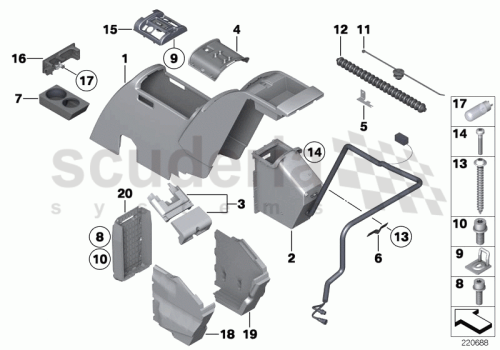 Part Diagram for Rolls Royce 63 21 7160796
