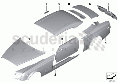 Part Diagram for Rolls Royce 41 00 7179773