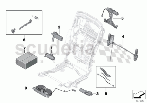 Part Diagram for Rolls Royce 52 20 9181838