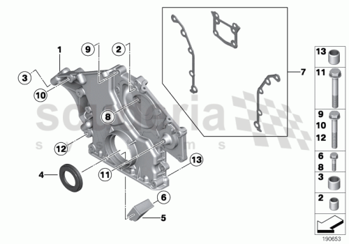 Part Diagram for Rolls Royce 11 14 7509270