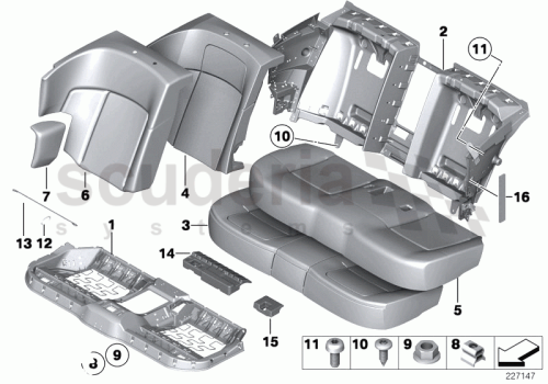 Part Diagram for Rolls Royce 52 20 7012902