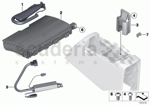 Part Diagram for Rolls Royce 84 11 6909162