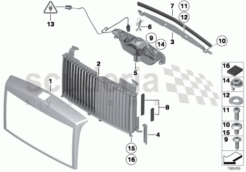 Part Diagram for Rolls Royce 07 12 9905491
