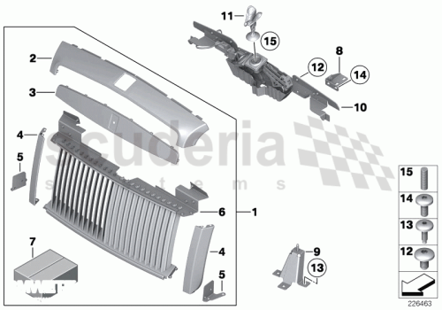 Part Diagram for Rolls Royce 51 13 7227827