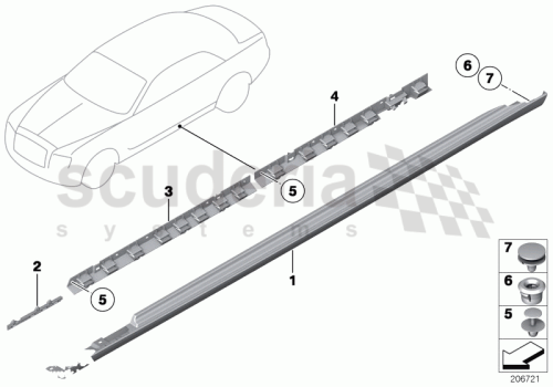 Part Diagram for Rolls Royce 51 71 1932996
