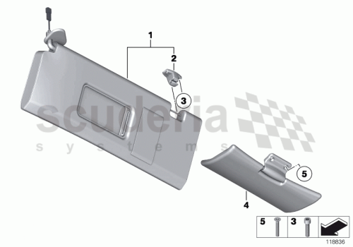 Part Diagram for Rolls Royce 51 16 7163818