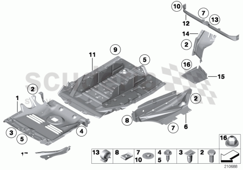 Part Diagram for Rolls Royce 51 71 7123446