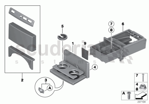 Part Diagram for Rolls Royce 51 16 9143797