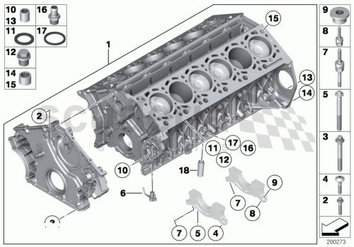 Part Diagram for Rolls Royce 11 11 7568242