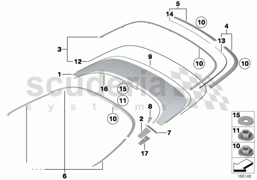 Part Diagram for Rolls Royce 51 17 7184501